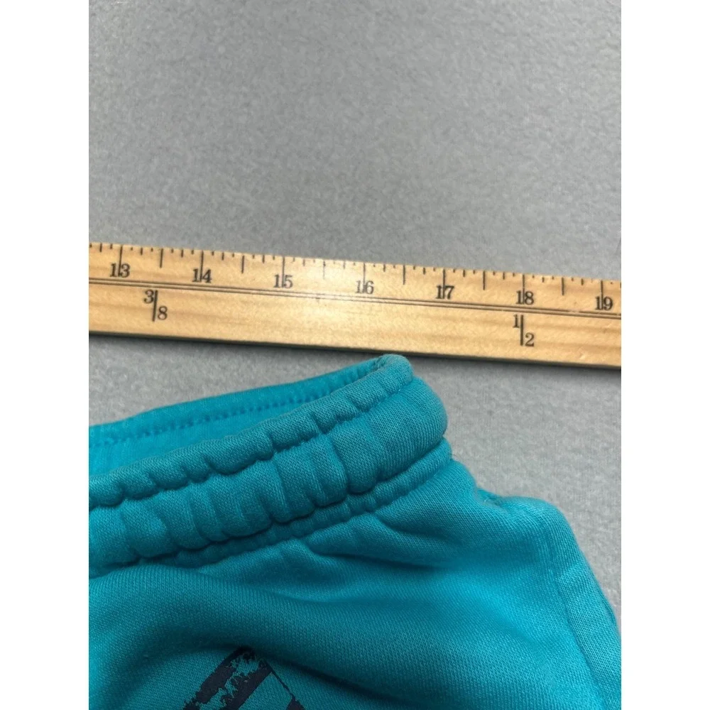 Nike‎ Mens XL The Next Wave Skate Shorts Teal Blue Skeleton Graphic French Terry